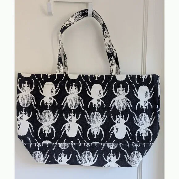 NWOT India Hicks Eleuthera Beetle Canvas Tote - Carry-All - Picture 2 of 5